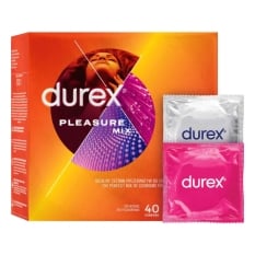 Prezervatyvai Durex Pleasure Mix (40 vnt.)