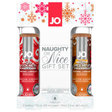 System JO lubrikantų rinkinys Naughty or Nice (2 x 30 ml)