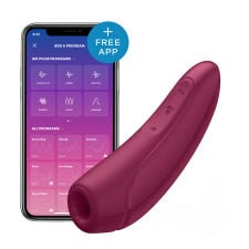 Klitora stimulators Satisfyer Curvy 1+ (rozā)