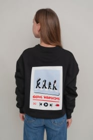 Unisex džemperis Geros vibracijos (juodas)