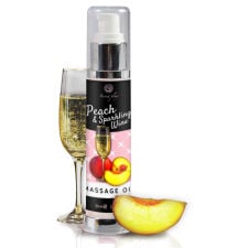 Masažo aliejus Peach & Sparkling Wine (50 ml)