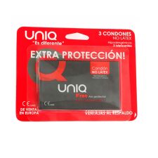 Prezervatyvai be latekso UNIQ Free (3 vnt.)