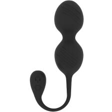 Vibruojantys vaginaliniai kamuoliukai Nisha (juodi) 
