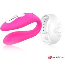 Porų vibratorius Wearwatch Dual Pleasure (rožinis/baltas) 