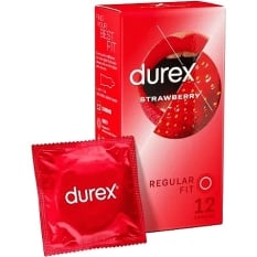 Durex Strawberry (12 vnt.)