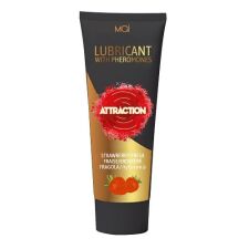 Lubrikantas su feromonais Attraction Strawberry (100 ml)