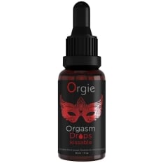 Lašiukai klitoriui Orgasm Drops Kissable (30 ml)