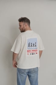 Unisex marškinėliai Geros vibracijos (balta)