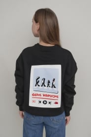 Unisex džemperis Geros vibracijos (juodas)