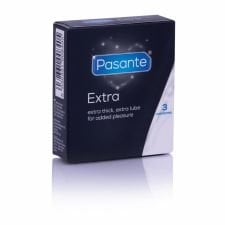 Prezervatyvai Pasante Extra (3 vnt.)