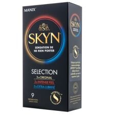 Lateksivabad kondoomid SKYN Selection (9 tk)