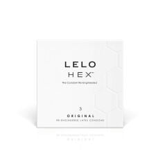 Prezervatīvi Lelo Hex Original (3 gab.)