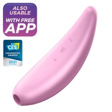 Klitorio stimuliatorius Satisfyer Curvy 3+ (rožinis)