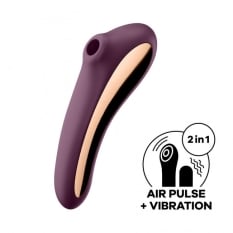 Vibratorius Satisfyer Dual Kiss (bordo)