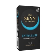 Prezervatyvai be latekso SKYN Extra Lube (10 vnt.)