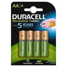 Duracell AA uzlādējamās baterijas (4 gab.)