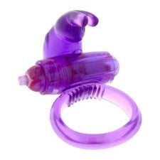 Виброкольцо для пениса Фиолетовый зайчик